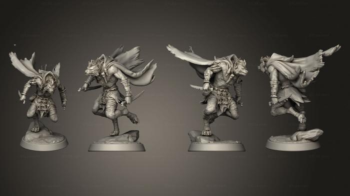 Figurines heroes, monsters and demons (Cult of Hunger Gnoll Flesh, STKM_4851) 3D models for cnc
