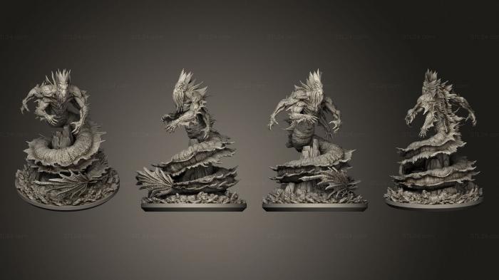 Figurines heroes, monsters and demons (Dagon () 3, STKM_4911) 3D models for cnc
