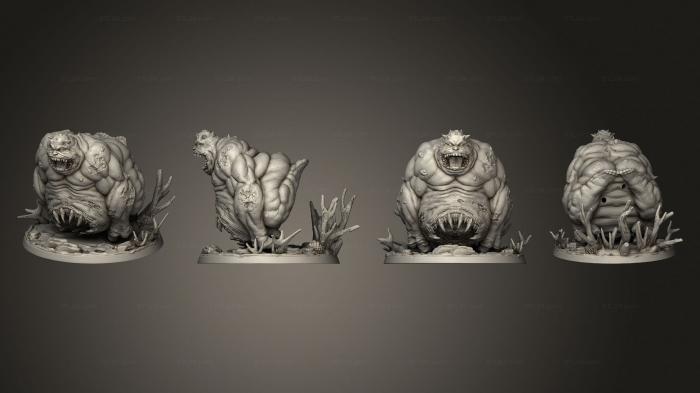 Figurines heroes, monsters and demons (Dante s Inferno Ciacco, STKM_4917) 3D models for cnc