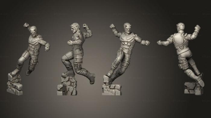 Figurines heroes, monsters and demons (Daredevil Crimson Gargoyle pose 4, STKM_4924) 3D models for cnc