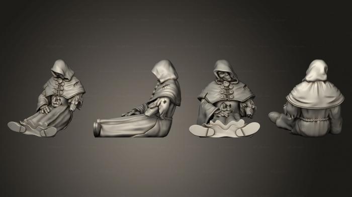 Figurines heroes, monsters and demons (dead 1, STKM_4929) 3D models for cnc