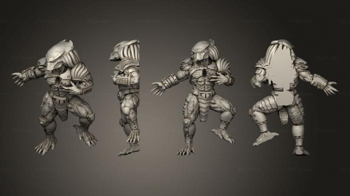Figurines heroes, monsters and demons (DEAD SKULL HUNTERS v 3, STKM_4937) 3D models for cnc