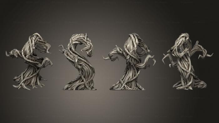 Figurines heroes, monsters and demons (deadtree a 001, STKM_4945) 3D models for cnc