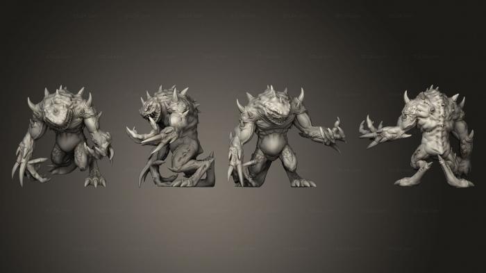 Figurines heroes, monsters and demons (Death Chaostoad Pose 1 Closed 004, STKM_4949) 3D models for cnc