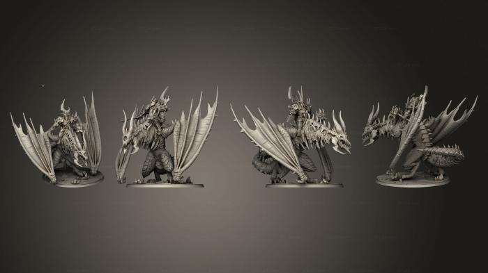 Статуэтки герои, монстры и демоны (Повелитель Смерти, STKM_4964) 3D модель для ЧПУ станка