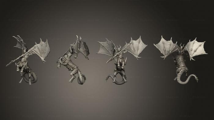 Статуэтки герои, монстры и демоны (Сумка для Декатавров 03, STKM_4974) 3D модель для ЧПУ станка