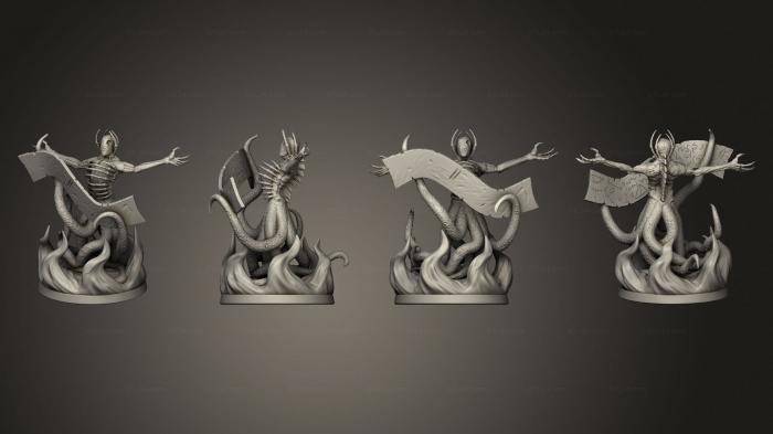 Статуэтки герои, монстры и демоны (Обман 02, STKM_4978) 3D модель для ЧПУ станка