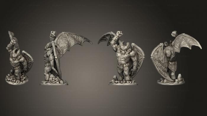Figurines heroes, monsters and demons (Demon Flesh Golem, STKM_5002) 3D models for cnc