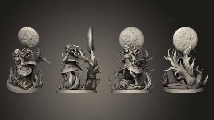 Figurines heroes, monsters and demons (Demon Slayer Nezuko nezuko, STKM_5006) 3D models for cnc