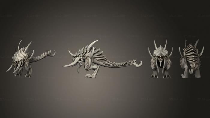 Figurines heroes, monsters and demons (Demon spawn 01, STKM_5007) 3D models for cnc
