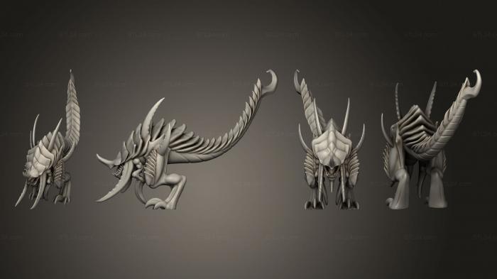 Figurines heroes, monsters and demons (Demon spawn 02, STKM_5008) 3D models for cnc