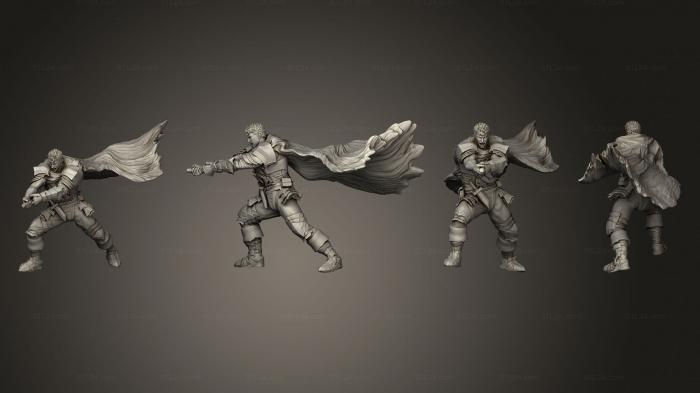 Figurines heroes, monsters and demons (Demonic Feast Dark Swordsman, STKM_5011) 3D models for cnc