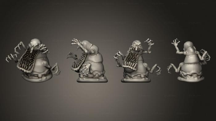 Figurines heroes, monsters and demons (Demonic snowman, STKM_5014) 3D models for cnc