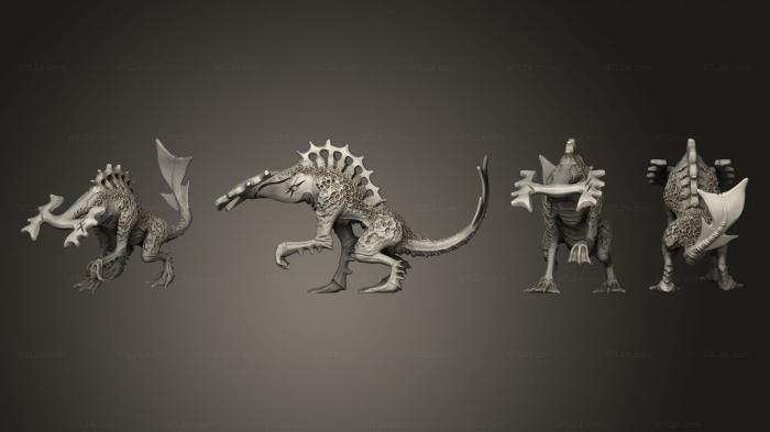 Статуэтки герои, монстры и демоны (Дендоформный Инопланетный Питомец, STKM_5016) 3D модель для ЧПУ станка