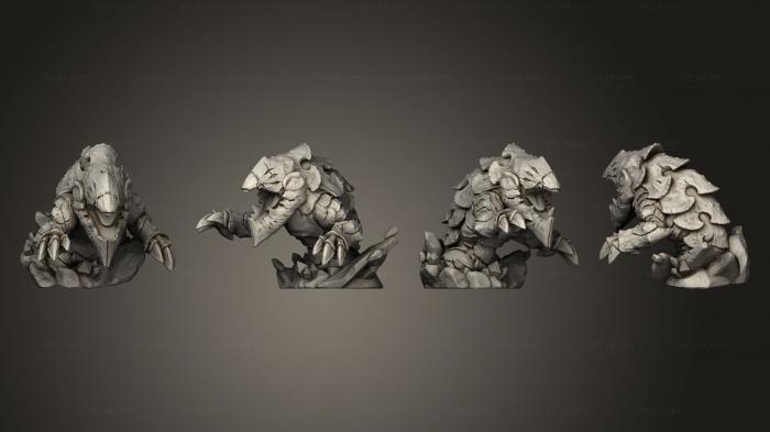 Figurines heroes, monsters and demons (Depth Digger C Wild, STKM_5020) 3D models for cnc