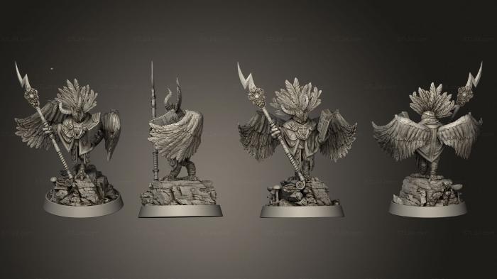 Figurines heroes, monsters and demons (Derment of the Black Clouds, STKM_5041) 3D models for cnc
