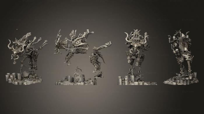 Figurines heroes, monsters and demons (Devastator Magmhorin Rescaled 7, STKM_5044) 3D models for cnc