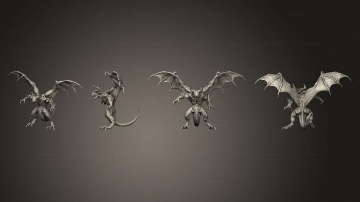 Figurines heroes, monsters and demons (Devil 2 freescale, STKM_5050) 3D models for cnc