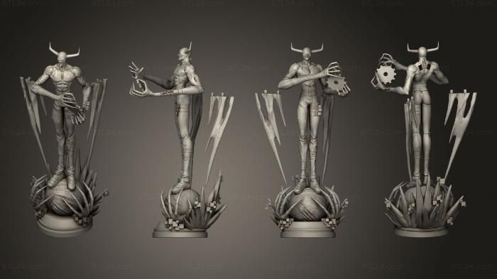 Figurines heroes, monsters and demons (Devimon 3 Dmoonn, STKM_5058) 3D models for cnc