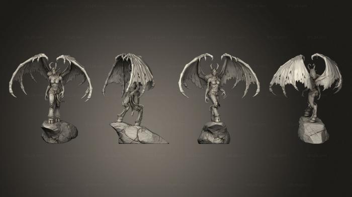 Figurines heroes, monsters and demons (DH, STKM_5059) 3D models for cnc