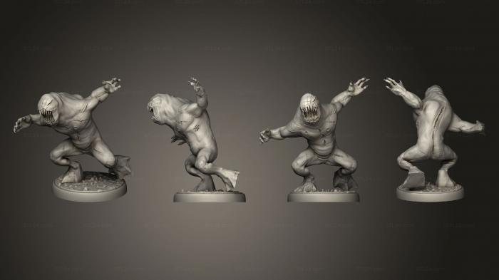 Figurines heroes, monsters and demons (Dimensional Shambler Attacking v 1, STKM_5061) 3D models for cnc