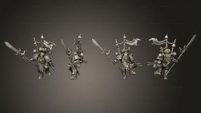 Figurines heroes, monsters and demons (Disco Rider, STKM_5073) 3D models for cnc