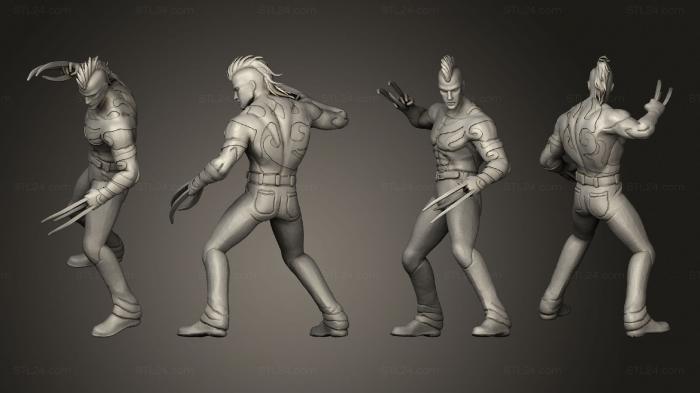 Figurines heroes, monsters and demons (DL Minis MCP, STKM_5084) 3D models for cnc