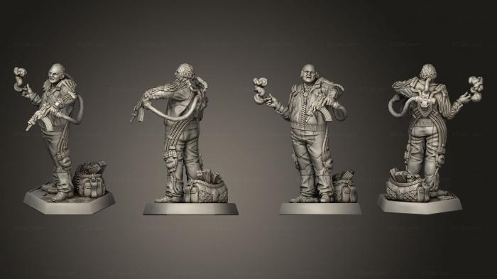 Figurines heroes, monsters and demons (Dmitri, STKM_5085) 3D models for cnc