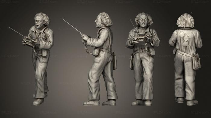 Figurines heroes, monsters and demons (Doc Brown 2, STKM_5086) 3D models for cnc