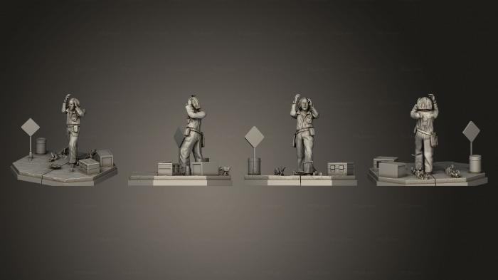 Статуэтки герои, монстры и демоны (Док Браун 3, STKM_5087) 3D модель для ЧПУ станка