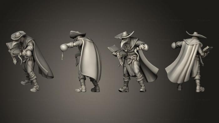 Figurines heroes, monsters and demons (Doctor with potion 1, STKM_5094) 3D models for cnc