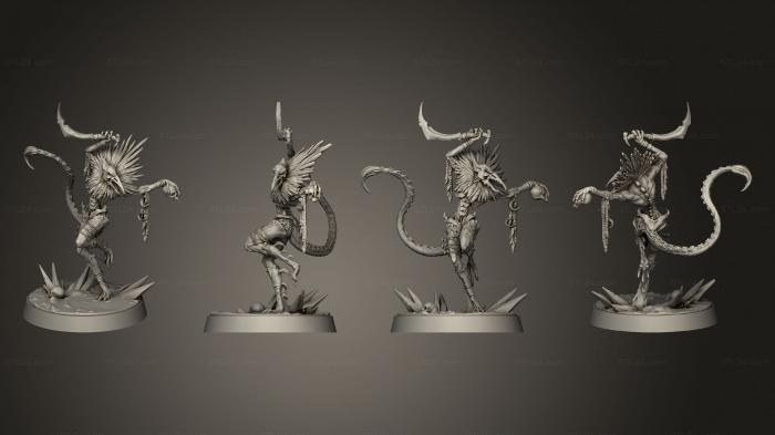 Figurines heroes, monsters and demons (Doom Ravens 02, STKM_5102) 3D models for cnc