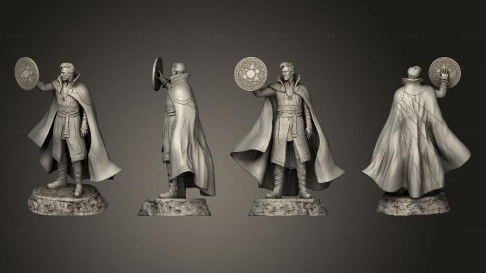 Figurines heroes, monsters and demons (Dr Strange 3 D, STKM_5116) 3D models for cnc