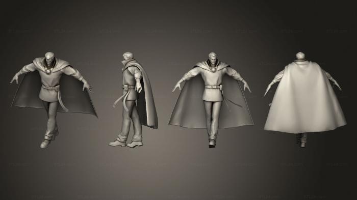 Figurines heroes, monsters and demons (dr strange, STKM_5119) 3D models for cnc