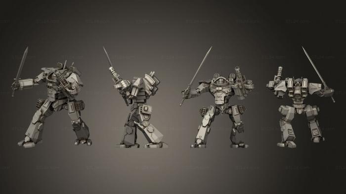 Figurines heroes, monsters and demons (dreadknight, STKM_5165) 3D models for cnc