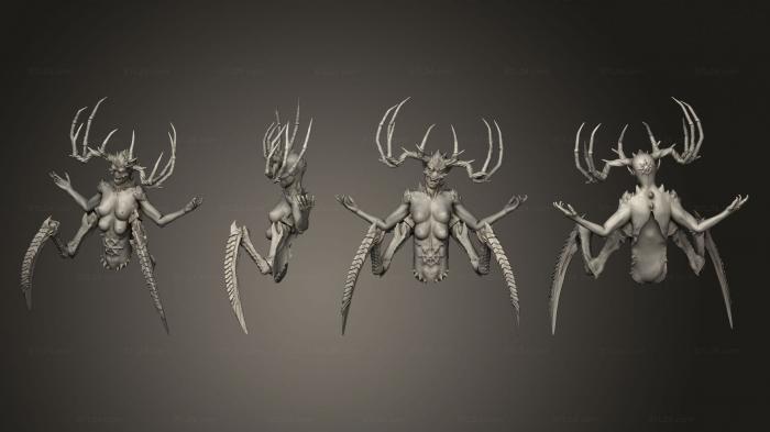 Статуэтки герои, монстры и демоны (Более Сухое Тело, STKM_5172) 3D модель для ЧПУ станка