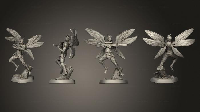 Статуэтки герои, монстры и демоны (Дрик Чкит, STKM_5173) 3D модель для ЧПУ станка