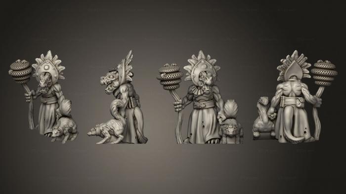 Figurines heroes, monsters and demons (Duncan Shadow Druid 001, STKM_5178) 3D models for cnc