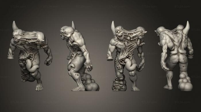 Статуэтки герои, монстры и демоны (Теневой Лидер Дункан, STKM_5179) 3D модель для ЧПУ станка