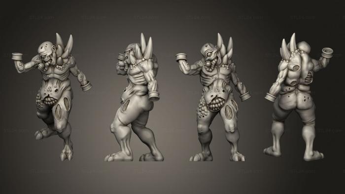 Figurines heroes, monsters and demons (Duncan Shadow Musician, STKM_5180) 3D models for cnc