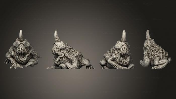 Figurines heroes, monsters and demons (Duncan Shadow Plague toad 1 003, STKM_5183) 3D models for cnc