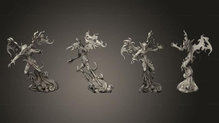 Figurines heroes, monsters and demons (Dungeon Smoke Mephit, STKM_5196) 3D models for cnc