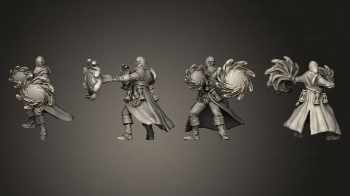 Figurines heroes, monsters and demons (Dungeon Time Wizard Portals, STKM_5204) 3D models for cnc