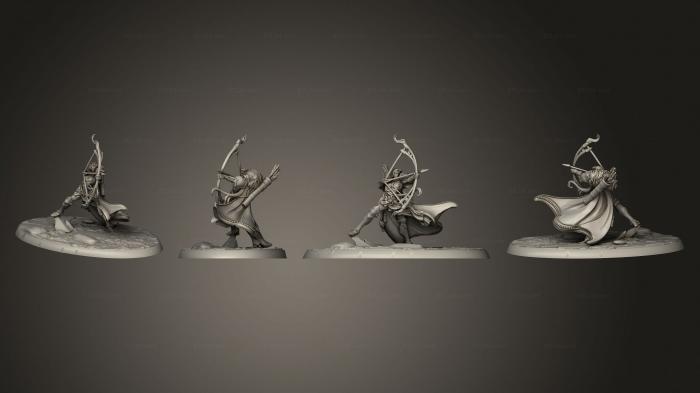 Figurines heroes, monsters and demons (Eaglehounds A base 002, STKM_5227) 3D models for cnc