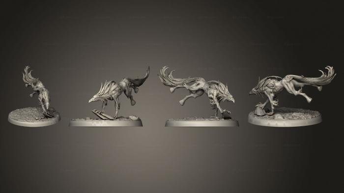Figurines heroes, monsters and demons (Eaglehounds A base 003, STKM_5228) 3D models for cnc
