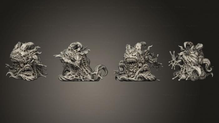 Figurines heroes, monsters and demons (Ectomass hollow, STKM_5234) 3D models for cnc