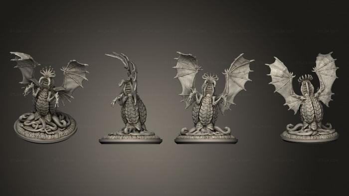 Статуэтки герои, монстры и демоны (Древняя Вещица На Базе, STKM_5249) 3D модель для ЧПУ станка