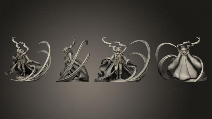 Статуэтки герои, монстры и демоны (Элмериан , Мастер Гильдии, STKM_5270) 3D модель для ЧПУ станка