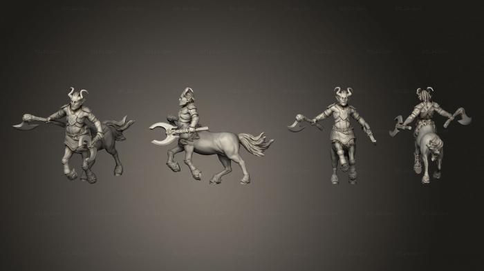 Статуэтки герои, монстры и демоны (Тело Кентавра Зачарованного Леса 1 002, STKM_5276) 3D модель для ЧПУ станка