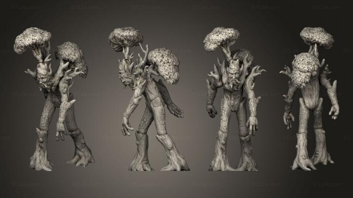 Figurines heroes, monsters and demons (Enchanted Forest Ent, STKM_5280) 3D models for cnc